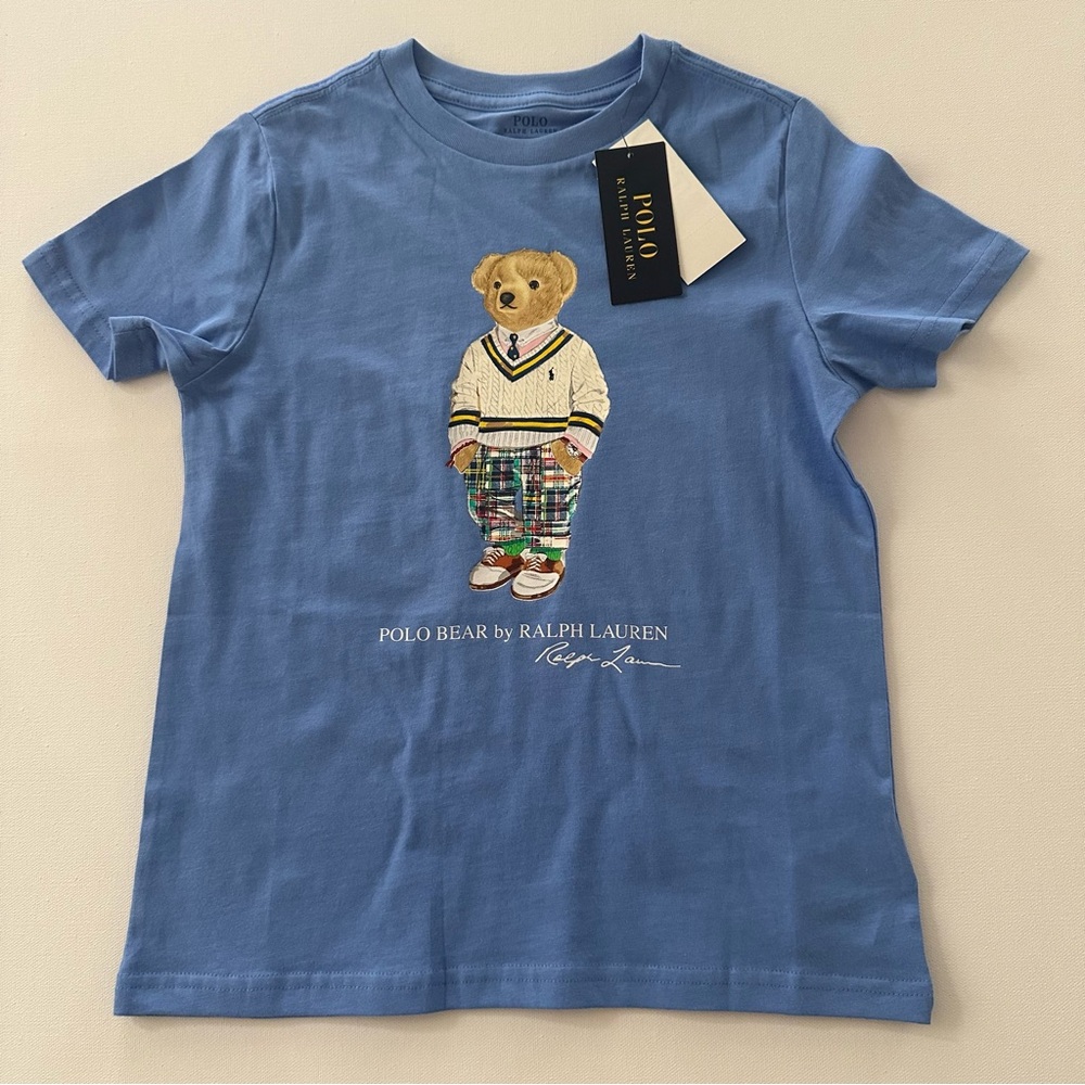 Polo Ralph Lauren Boys 7 Bear Shirt Top T-shirt NWT